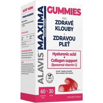 Alavis Maxima Gummies 60 tablet + 30 kapslí