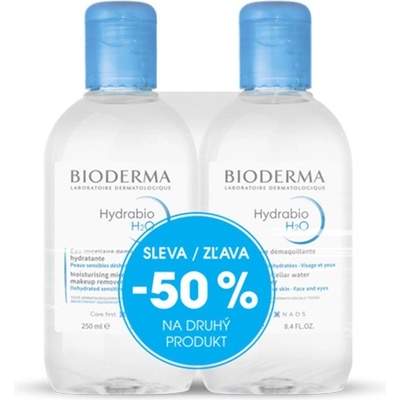 Bioderma Hydrabio H2O Festival micelárna pleťová voda 2 x 500 ml darčeková sada