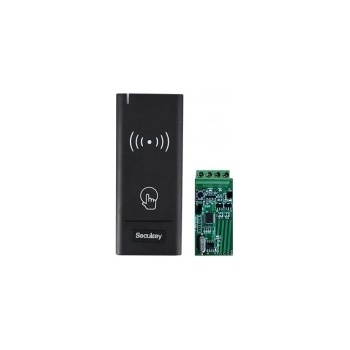 Image 1 of Китай WR1-EM - Wiegand 26-34, bit интерфейс, 2-3cm, външен монтаж, безжичен 433MHz приемник, 125kHz карти, четец (WR1-EM)