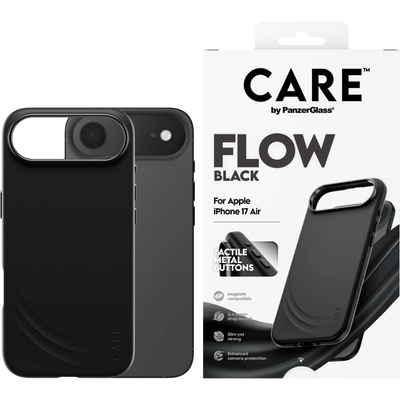 Panzer Гръб Care by PanzerGlass за iPhone 17 Air, Feature FLOW Case Black w. MagSafe