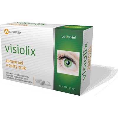 Avanso Visiolix Pro zdravé oči a ostrý zrak 30 tobolek