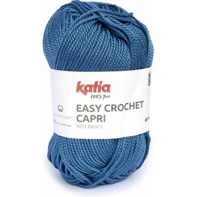EASY CROCHET CAPRI Katia Farby EASY CROCHET CAPRI: 108 džínsová