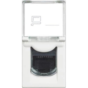 BTicino Розетка RJ45 cat. 5e UTP 1 мод. цвят Бял /блистер/ Classia - RW4279C5E (RW4279C5E)