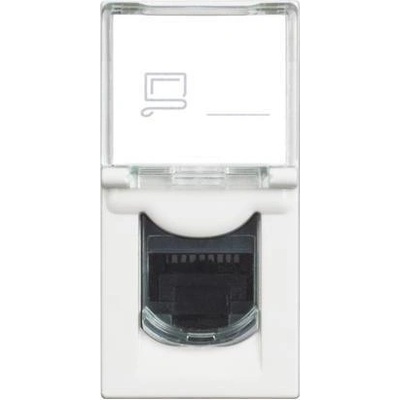 BTicino Розетка RJ45 cat. 5e UTP 1 мод. цвят Бял /блистер/ Classia - RW4279C5E (RW4279C5E)