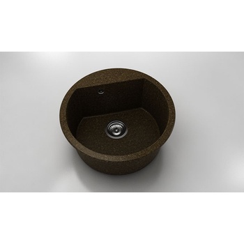 Image 1 of FAT Кръгла мивка Vanguard 223, Granicite, 338 Brownie, с включен сифон