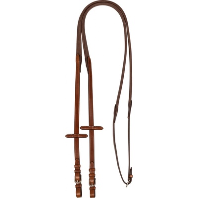 Acavallo Otěže gumové Cognac – Zboží Mobilmania