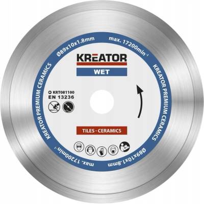Kreator KRT081100 - Diamantový kotúč celoobvodový 89mm PREMIUM