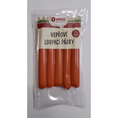 Múúú Vepřové loupací párky 200 g