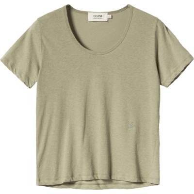 Elvine Дамска тениска Elvine Women's Nola T-shirt - Silver Green (916-3336-0413)