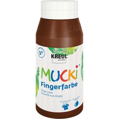 Mucki prstová farba 750 ml hnedá