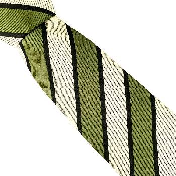 Zelená kravata Pruhy