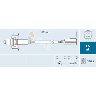 Lambda sonda FAE 75613
