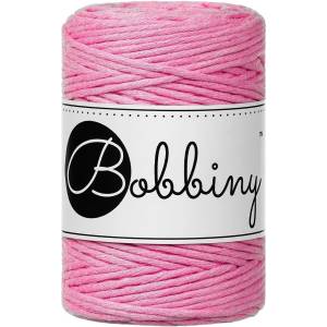 Bobbiny Macrame Cord 1, 5 mm 100 m Bubblegum Pink юта (MD-E113)