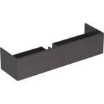 Geberit Долен шкаф за окачена мивка Geberit Xeno2, сив, 2 чекмеджета, 160 см (500.346.43.1)