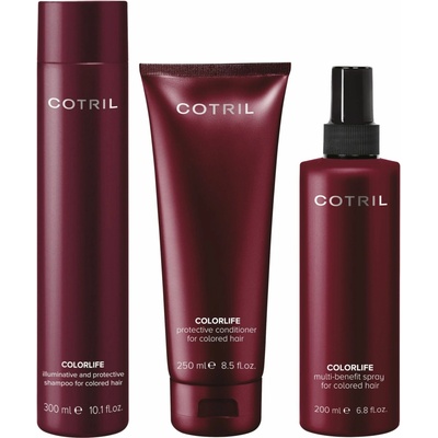 Cotril Colorlife šampon 300 ml + kondicionér 250 ml + sprej 200 ml kosmetická sada