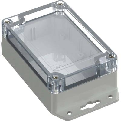 TRU COMPONENTS TC-10860924 univerzální pouzdro 180 x 120 x 90.30 polykarbonát světle šedá 1 ks