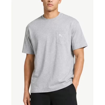 PUMA Pocket Tee M 2.0 Medium Gray H