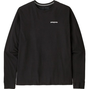 Patagonia P-6 Logo Responsibili Tee LS Размер: XL / Цвят: черен