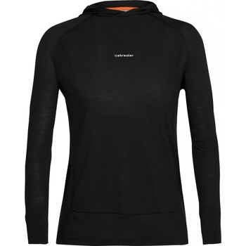 Icebreaker Merino mikina kapuce Wmns Cool Lite LS hoodie Black