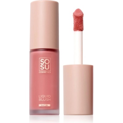 SOSU Cosmetics Liquid Blush Satin течен руж цвят Dusk 9ml