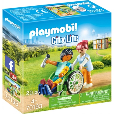 Playmobil 70193 Pacient na vozíku