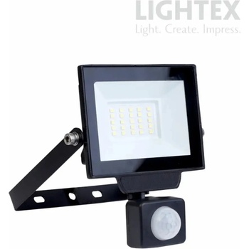 Lightex Led ПРОЖЕКТОР ЧЕРЕН hero 20w СЕНЗОР (3800883155920)