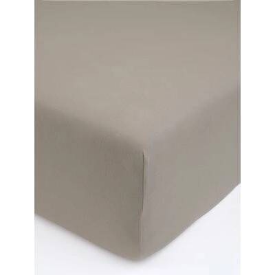 MKLuzkoviny.cz Jersey prostěradlo s elastanem deluxe šedohnědé 120x200