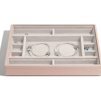 Stackers Ковчеже за накити Stackers с прегради светлорозово (74400)