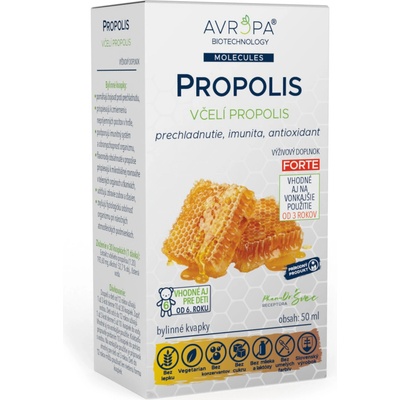 Avropa Propolis bylinné kvapky 50 ml
