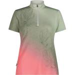 CMP Дамска фланелка с къс ръкав за колоездене CMP Women's T-Shirt Free Bike Cycling jersey - Pistacchio / Coral - размер 48 (EU) (156-2805-0118)