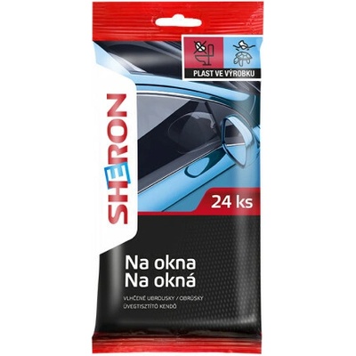 SHERON Ubrousky na okna 24 ks - new