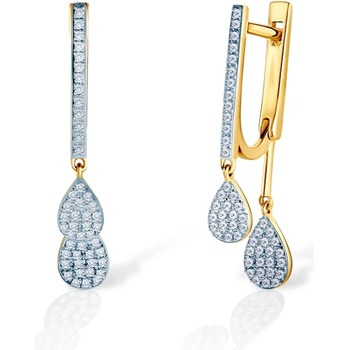 SAVICKI обеци: злато. диаманти