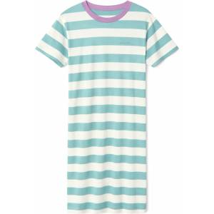 Mazine Дамска рокля Mazine Women's Bold Striped Jersey Dress - Turquoise / Offwhite (134-1907-0312)