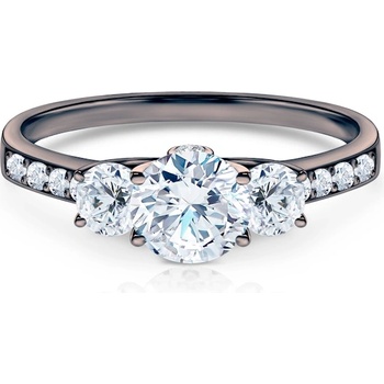 SAVICKI Годежен пръстен Dream: черно злато, диаманти