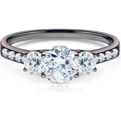 SAVICKI Годежен пръстен Dream: черно злато, диаманти