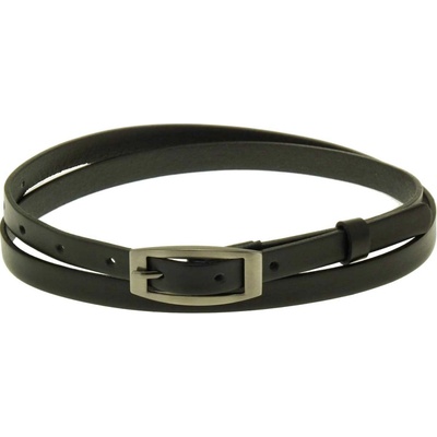 Penny Belts dámský kožený opasek černá