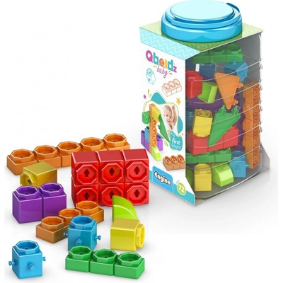 Engino BABY QBOIDZ - Moje první kroky - velký set (v plastové vaničce)