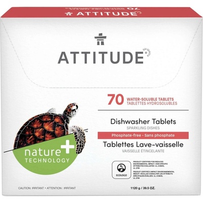 Attitude Tablety do myčky nádobí bez fosfátů 70 dávek