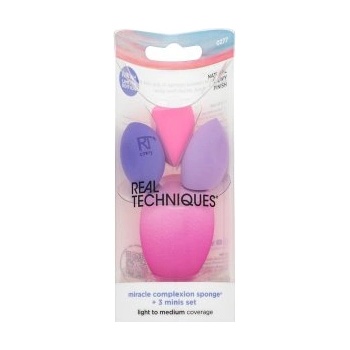 Real Techniques Sunrise To Sunset Miracle Complexion Sponge + 3 Minis Set гъбичка за фон дьо тен