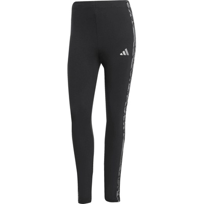 adias W AOP LEGGINGS čierna sivá