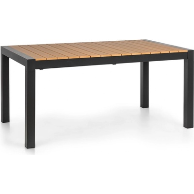 Blumfeldt Menorca Expand, záhradný stolík, 163 x 95 cm, hliník, polywood, tíkový (GDM13-MenorcaExp-TEA)