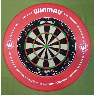 Winmau set DOUBLE - terč Blade 6 Dual Core + okruží Red Print