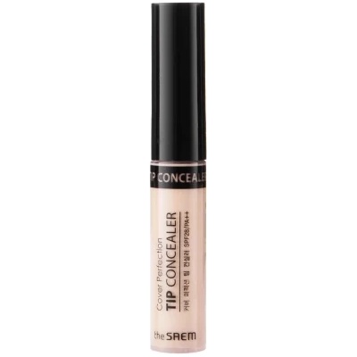 the SAEM Cover Perfection Tip Concealer SPF28/PA++ - 01 Clear Beige - Коректор за зона под очите 6.5мл