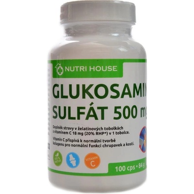 Nutrihouse Glukosamin sulfát 100 kapslí