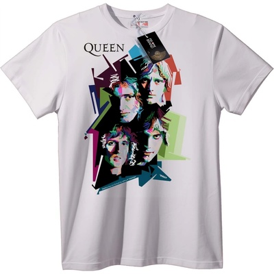 NOONEBRAND Тениска Queen цветен музикален арт - S, Black