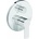 Duravit DC5210018010 - Вграден смесител за вана D-CODE, полирано хромово покритие (DA0043)