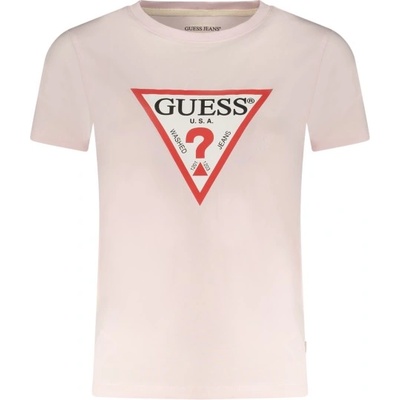 Guess jeans Дамска тениска с къс ръкав guess jeans, Размер l, Цвят Роза (w4yi04j1314_rsg491)