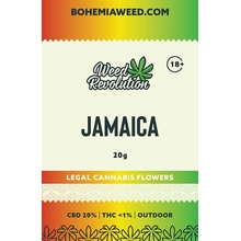 Weed Revolution Jamaica Outdoor CBD 20% THC 1% 20g