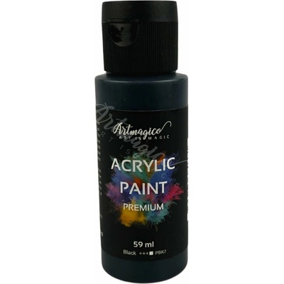 Artmagico akrylová farba 59 ml black