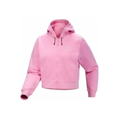 Arcteryx Emblem Fleece Full Zip Crop Hoody Women Pineberry růžov